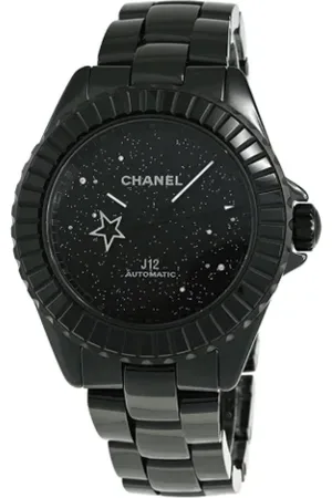 CHANEL Pre-owned, Mężczyzna, Czarny, ONE SIZE, Pre-owned Linen watches