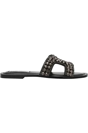 Steve Madden Buty, Kobieta, Czarny, 41 EU, Eleganckie Sandały na Ramiączkach