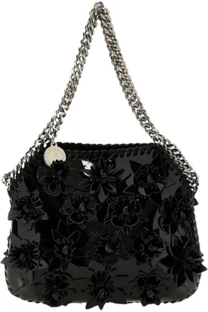Stella McCartney Torebki, Kobieta, Czarny, ONE SIZE, Elegancka Czarna Mini Torebka