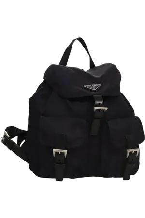 Prada Pre-owned, Kobieta, Czarny, ONE SIZE, Nylon, Pre-owned Nylon backpacks