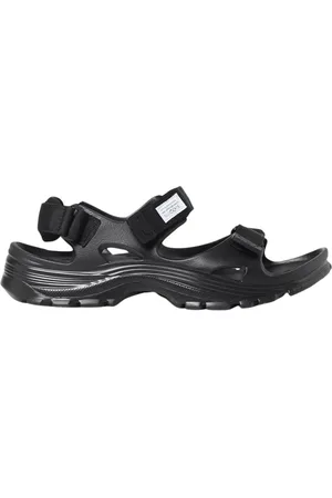SUICOKE Buty, Mężczyzna, Czarny, 40 EU, Czarne Wygodne Sandały dla Mężczyzn