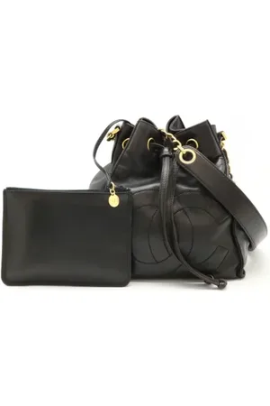CHANEL Pre-owned, Kobieta, Czarny, ONE SIZE, Skóra, Pre-owned skórzane torby na ramię