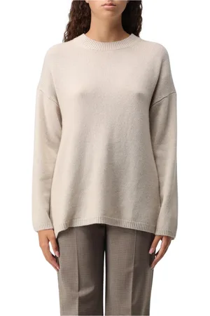 Allude Swetry, Kobieta, Beżowy, M, Kaszmir, Kaszmrowy Sweter