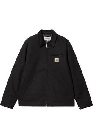 Carhartt Kurtki, Mężczyzna, Czarny, 2XL, Kurtka Detroit Zip Canvas Czarna