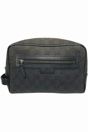 Gucci Pre-owned, Kobieta, Czarny, ONE SIZE, Skóra, Pre-owned Canvas clutches