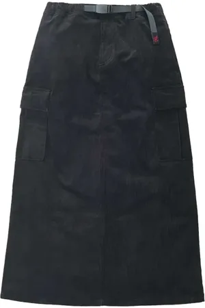 Gramicci Spódnice, Kobieta, Czarny, XS, Corduroy Long Cargo Skirt W