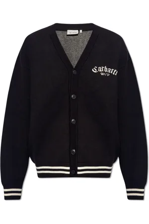 Carhartt Swetry, Mężczyzna, Czarny, S, Onyx Cardigan