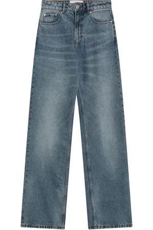 Ami Jeansy, Kobieta, Niebieski, W27, Denim, Regular Fit Jeansyy Denim