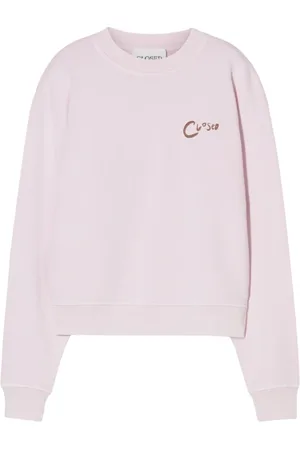 Closed Bluzy, Kobieta, Różowy, XL, Bawełna, Haftowany Bawełniany Sweter