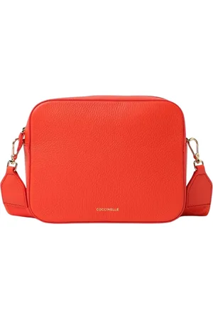 Coccinelle Torebki, Kobieta, Pomarańczowy, ONE SIZE, Zielona Mini Crossbody Torba na aparat