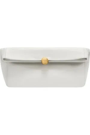 Furla Torebki, Kobieta, Biały, ONE SIZE, Elegancka Skórzana Torba na Ramię z Łańcuchem