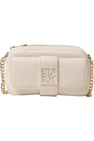 Armani Exchange Torebki, Kobieta, Biały, ONE SIZE, Biała Mini Kopertówka