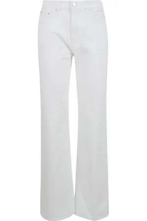 haikure Jeansy, Kobieta, Biały, W27, Denim, Jeansyy z szeroką nogawką