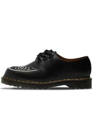 Dr. Martens Buty, Mężczyzna, Czarny, 44 EU, Skóra, Ramsey Czarne Skórzane Buty na Sznurowadła