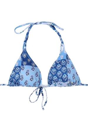 MC2 SAINT BARTH Stroje kąpielowe, Kobieta, Niebieski, M, Niebieski Bikini z Patchworkiem