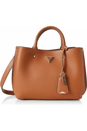 Guess Torebki, Kobieta, brązowy, ONE SIZE, Klasyczna Kognacowa Torebka Meridian