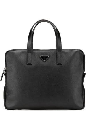 Prada Pre-owned, Mężczyzna, Czarny, ONE SIZE, Skóra, Pre-owned Leather prada-bags