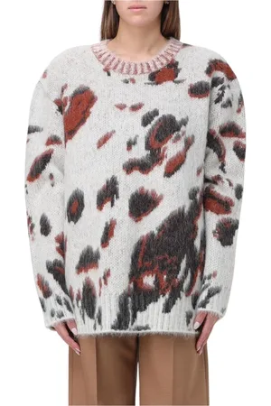 Stella McCartney Swetry, Kobieta, Wielobarwność, S, Kolorowy Abstrakcyjny Sweter