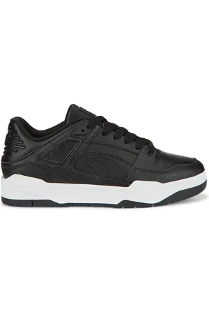 PUMA Buty, Mężczyzna, Czarny, 47 EU, Skóra, Slipstream Skóra Czarno-Białe Sneakersy