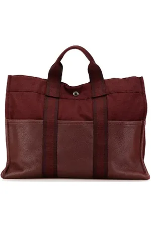 Hermès Pre-owned, Kobieta, Czerwony, ONE SIZE, Skóra, Pre-owned Canvas handbags