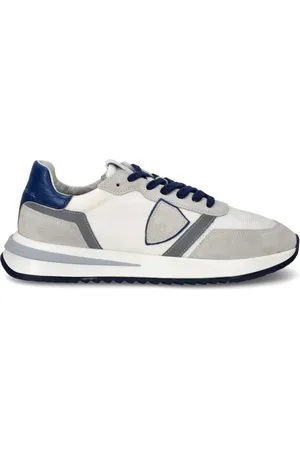 Philippe model Buty, Mężczyzna, Wielobarwność, 42 EU, Zamsz, Nowoczesny but z detalami zamszowymi i skórzanymi