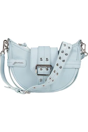Ganni Torebki, Kobieta, Niebieski, ONE SIZE, Mała Bucky Crossbody Bag