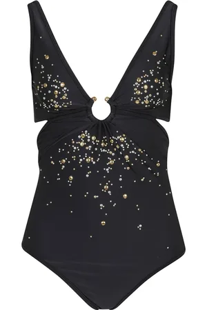 Paco rabanne Koszulki, Kobieta, Czarny, XS, Stroje kąpielowe Lingerie Maillot