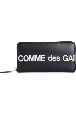 Comme des Garçons Akcesoria, Mężczyzna, Czarny, ONE SIZE, Czarna Portmonetka z Zapięciem na Zamek