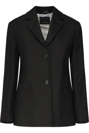Max Mara Kurtki, Kobieta, Czarny, S, Czarna Kurtka Arrigo