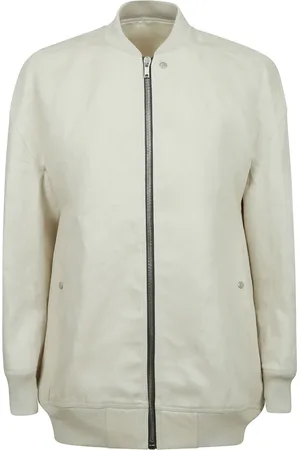 Rick Owens Kurtki, Mężczyzna, Beżowy, M, Oversized Bomber w Twillu