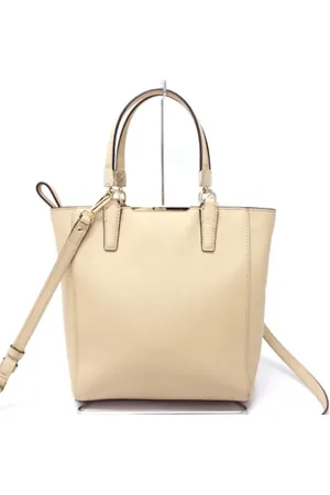 Coach Pre-owned, Kobieta, Beżowy, ONE SIZE, Skóra, Pre-owned Skórzane torebki