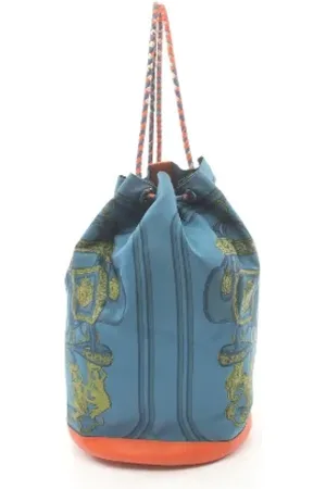 Hermès Pre-owned, Kobieta, Niebieski, ONE SIZE, Skóra, Pre-owned Canvas crossbody-bags