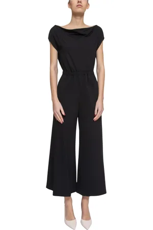 LIVIANA CONTI Kombinezony, Kobieta, Czarny, XS, Czarny Off Shoulder Jumpsuit Damski