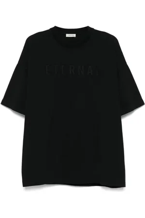 FEAR OF GOD Koszulki, Mężczyzna, Czarny, L, Czarne T-shirty i Pola