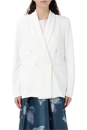 Emporio Armani Kurtki, Kobieta, Biały, S, Stylowa Marynarka dla Mężczyzn