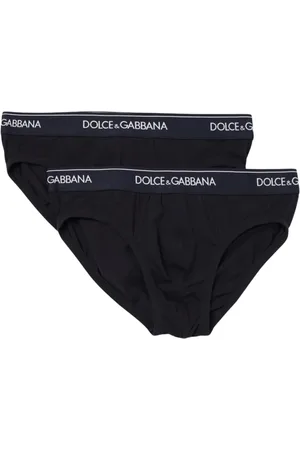 Dolce & Gabbana Bielizna, Mężczyzna, Niebieski, S, Luksusowy Komplet Bielizny Brief