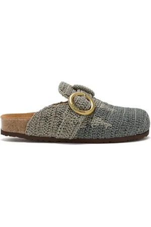 Maliparmi Buty, Kobieta, Zielony, 37 EU, Nylon, Bicolour Crochet Zielono-Szary Gumowa Podeszwa