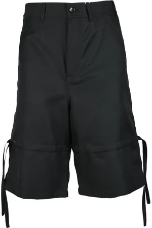 Comme des Garçons Szorty, Mężczyzna, Czarny, M, Bermudy z poliestru