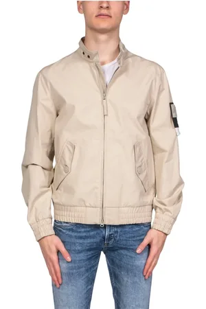 Stone Island Kurtki, Mężczyzna, Beżowy, L, Beżowa Kurtka Ghost dla Mężczyzn