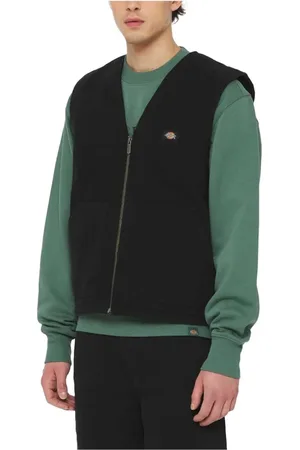 Dickies Kurtki, Mężczyzna, Czarny, S, Kamizelka Letnia z Kanwy