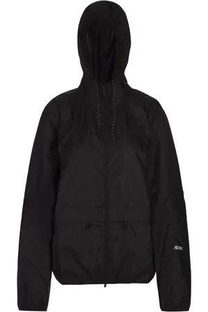 Autry Kurtki, Mężczyzna, Czarny, L, Nylon, Czarna Nylonowa Stylowa Kurtka