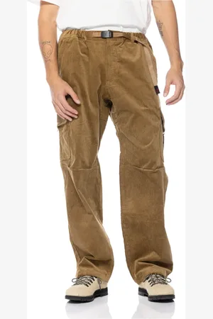 Gramicci Spodnie, Mężczyzna, Beżowy, L, Corduroy Loose Cargo Pant