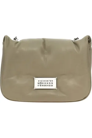 Maison Margiela Torebki, Kobieta, Beżowy, ONE SIZE, Elegancka Szara Torba na Ramię
