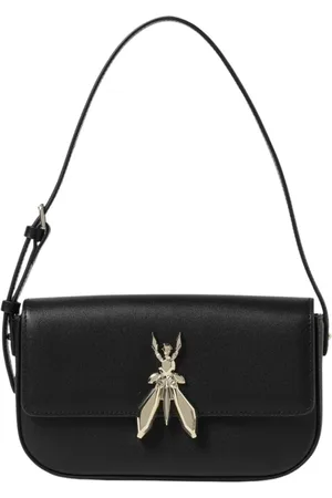 Patrizia Pepe Torebki, Kobieta, Czarny, ONE SIZE, Mint Insect Detail Clutch Bag