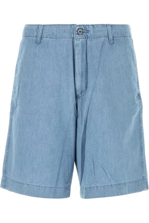 Emporio Armani Szorty, Mężczyzna, Niebieski, S, Denim, Denim Bermuda Shorts