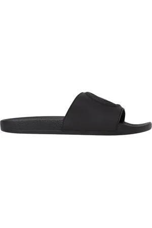 Roberto Cavalli Buty, Mężczyzna, Czarny, 41 EU, Czarne Casualowe Sandały Stylowy Design