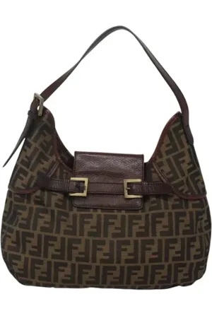 Fendi Pre-owned, Kobieta, brązowy, ONE SIZE, Skóra, Pre-owned Canvas fendi-bags