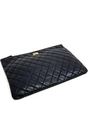 CHANEL Pre-owned, Kobieta, Czarny, ONE SIZE, Pre-owned Leather clutches