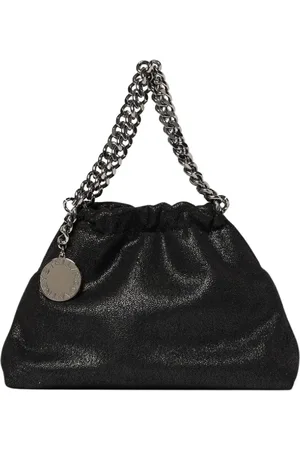 Stella McCartney Torebki, Kobieta, Czarny, ONE SIZE, Elegancka Mini Chain Torba na ramię