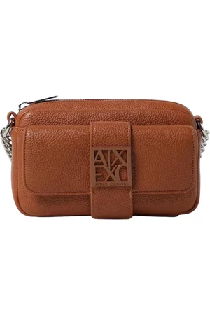 Armani Exchange Torebki, Kobieta, brązowy, ONE SIZE, Czarna Torba na Ramię Elegancki Wszechstronny Dodatek